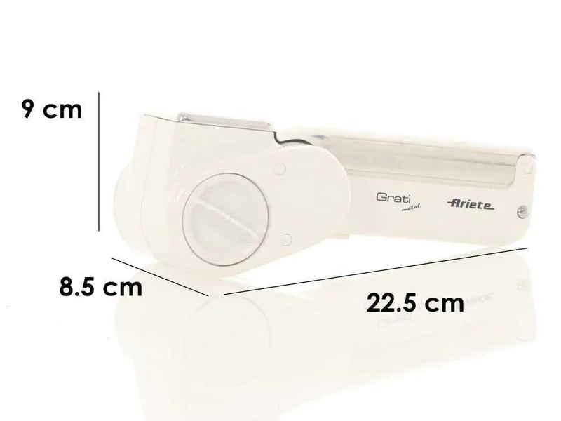 Ariete Gratì METAL 44 - Râpe à fromage à batterie - 2 rouleaux