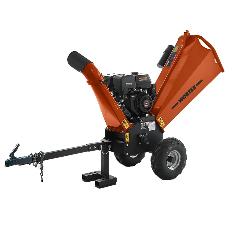 Wortex Drake D420/120L-E - Broyeur de branches thermqiues - Moteur Loncin G420F avec démarrage électrique