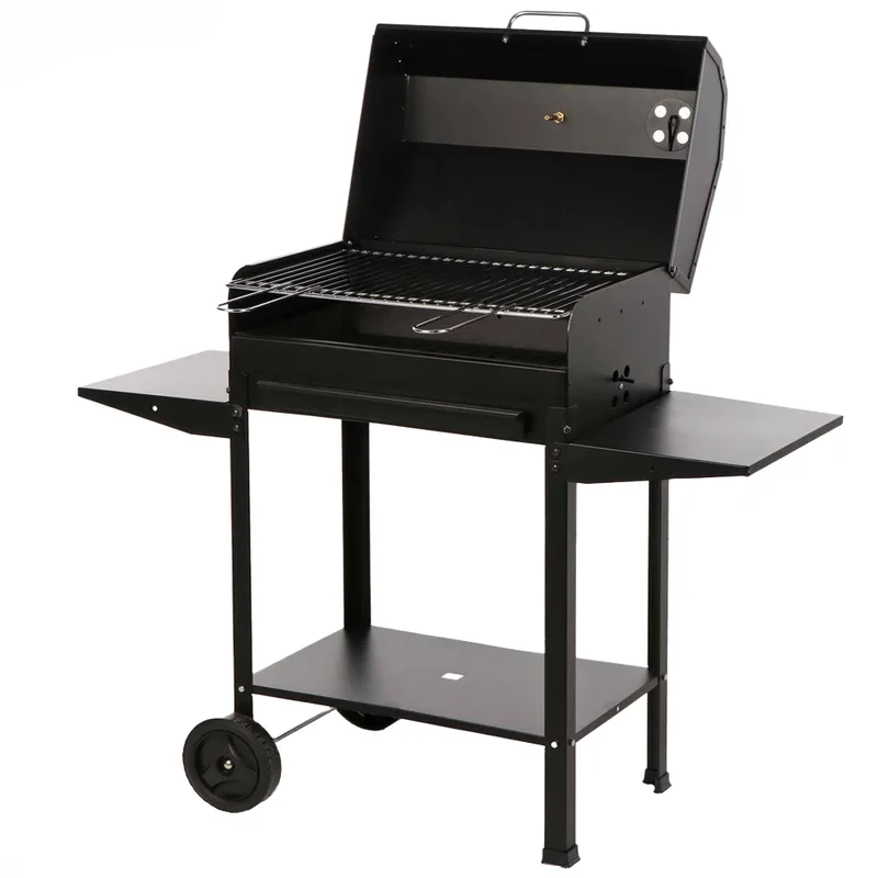 Mille Ercole Large - Barbecue à charbon en fer artisanal - 67,5x37 cm