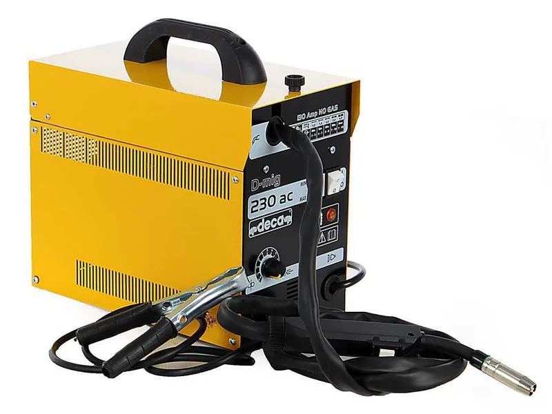 Poste à souder à fil continu Deca d-mig 230 AC sans gaz - 130 A - 230V - fil fourré
