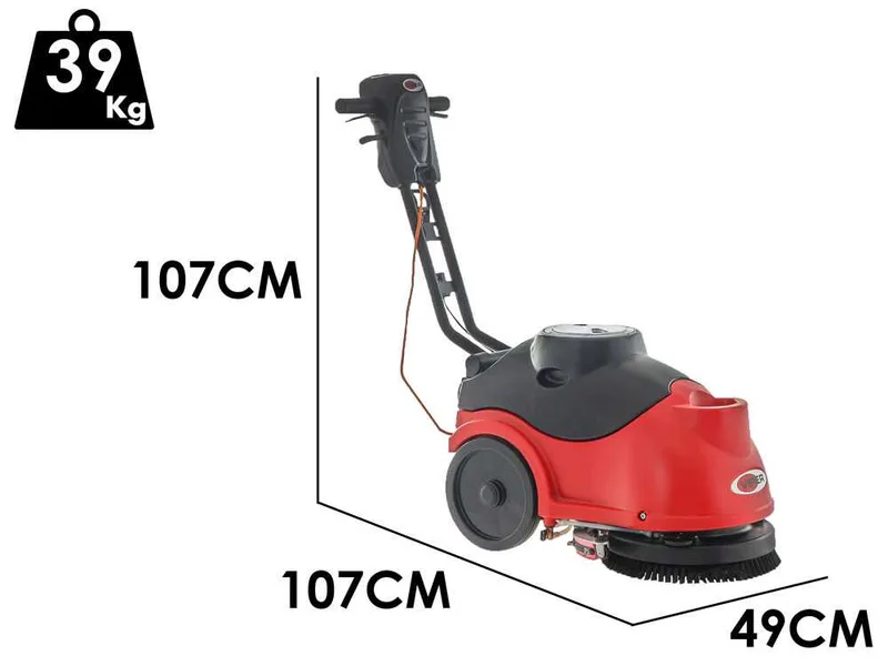 Nilfisk Viper AS 380/15C - Autolaveuse électrique - 3 en 1 : lave, sèche et aspire