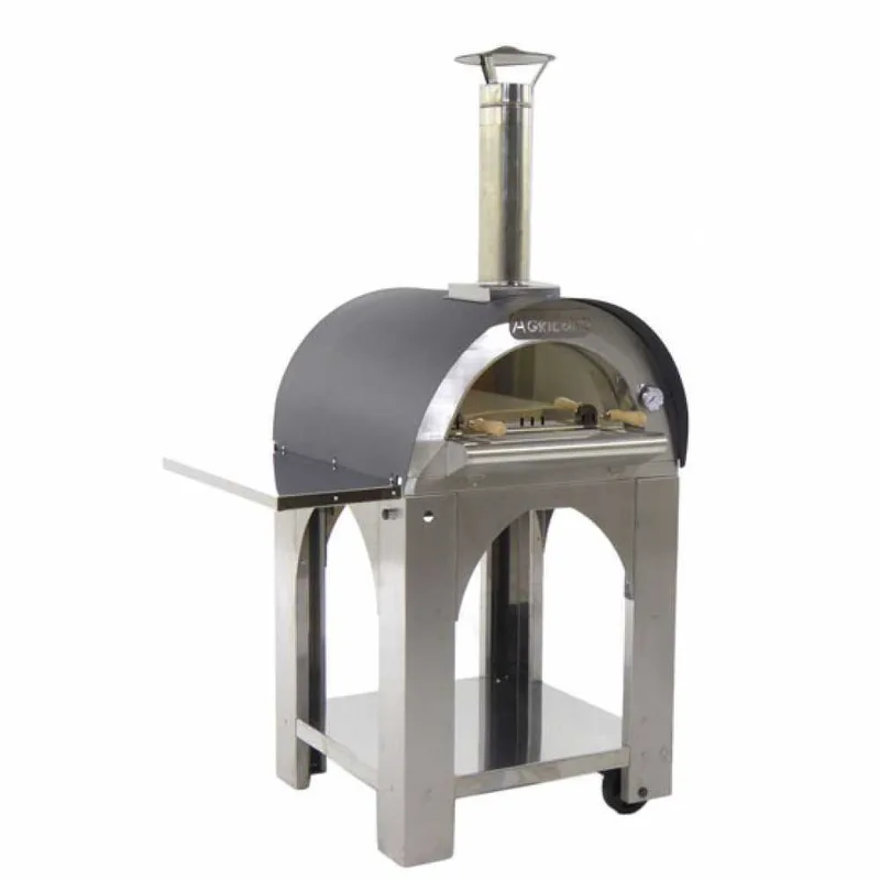Cibus INOX - Four à bois d'extérieur pour pizza - Capacité de cuisson : 2 pizzas