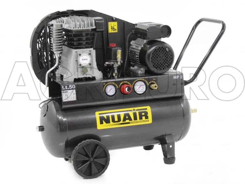 Nuair B 2800B/2M/50 TECH - Compresseur électrique monophasé à courroie - Moteur 2 CV - 50 L