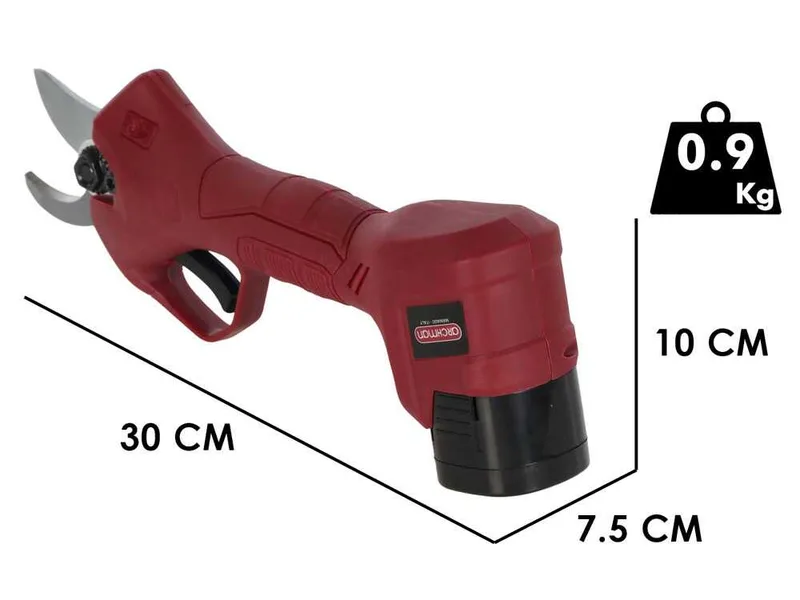 Archman FE04-25 - Sécateur de taille à batterie - 2x 16.8V 2Ah - Diamètre de coupe 25 mm