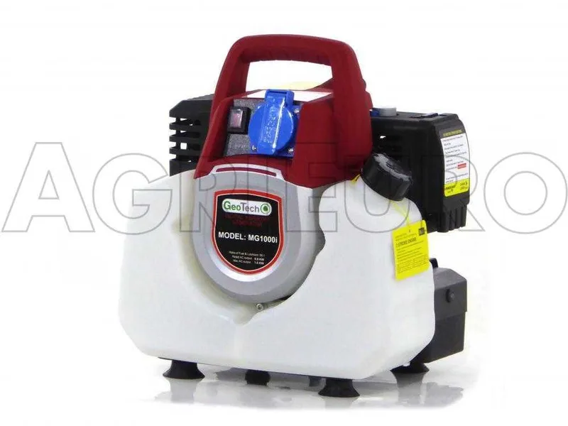 GeoTech MG1000i - Groupe électrogène inverter 1 kw monophasé à mélange - insonorisé