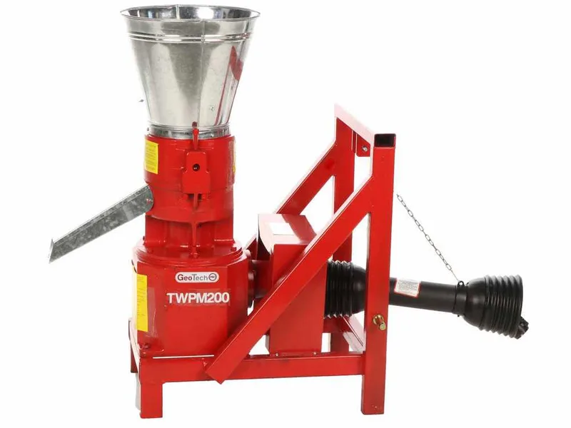 GeoTech Pro TWPM200 - Presse à pellets pour tracteur - Fabrication de pellets pour le chauffage