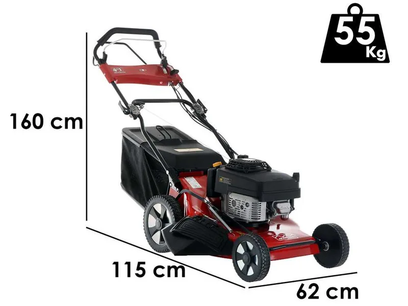 Marina Systems AGRI 57 SKW 3V ZHW - Tondeuse à gazon thermique ctractée - Moteur Kawasaki FJ180