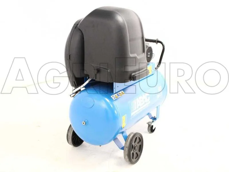 Abac silent A29B 90 CM2 - Compresseur d'air électrique monophasé par courroie silencieux - Moteur 2 CV - 90 L