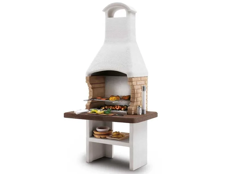 Palazzetti Brest 3 - Barbecue à bois et charbon en maçonnerie
