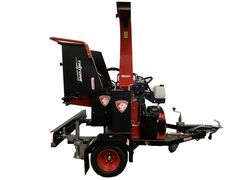 Ceccato Tritone Mega Monster - Broyeur thermique professionnel avec châssis sur roues - Moteur Honda GX690
