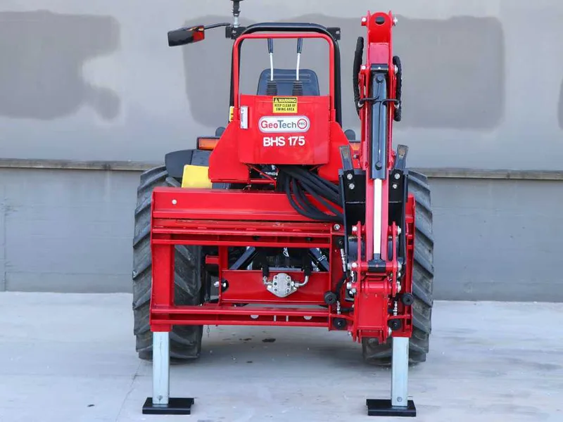 GeoTech Pro BHS 175 - Pelle rétro pour tracteur avec déplacement latéral