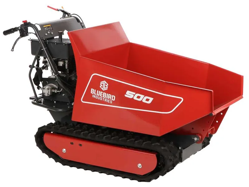 Blue Bird Carrier 500 DH - Brouette à moteur à chenilles - Benne dumper - Capacité 500 kg