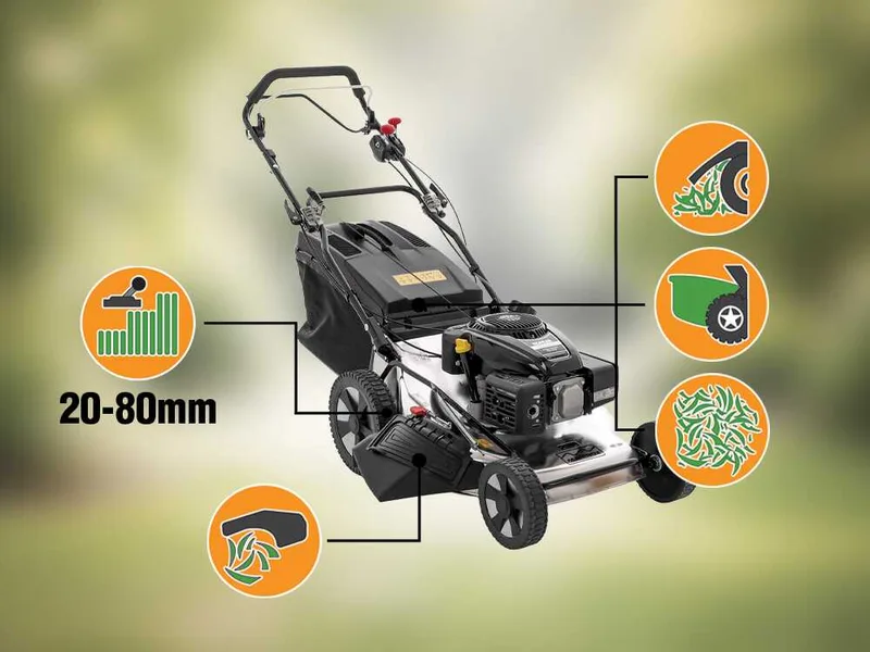 Marina Systems MX 57 SK 3V - Tondeuse à gazon thermique tractée - Moteur Kohler HD775