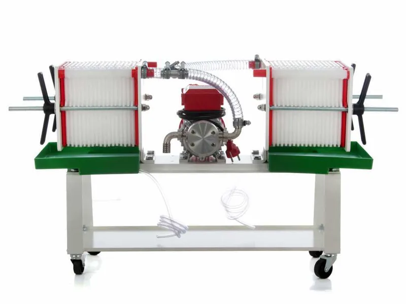 Rover Colombo 36 OIL - Filtre à plaques sur chariot pour huile - Pompe novax