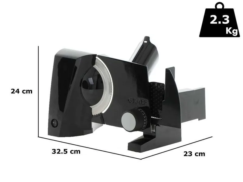 Trancheuse avec lame de 170 mm graef sks 100 twin Noire - 2 lames