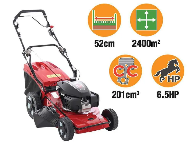 Marina Systems AGRI 55 SH 3V ZHW - Tondeuse à gazon thermique tractée - Moteur Honda GCVX200