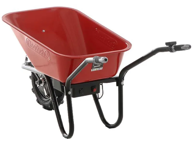 Brouette électrique avec roues traktor GeoTech CAR 150A - Batterie de 24V/12Ah