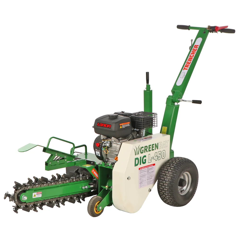 GreenBay L-450 - Trancheuse de sol - Moteur Loncin 196cm3