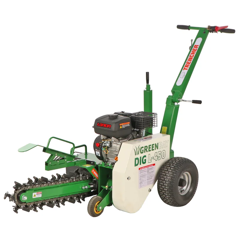 GreenBay L-450 - Trancheuse de sol - Moteur Loncin 196cm3