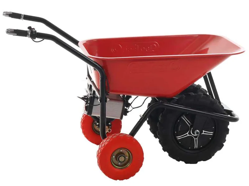 GeoTech CAR 300T-80 - Brouette électrique à batterie - 40 V 6 Ah