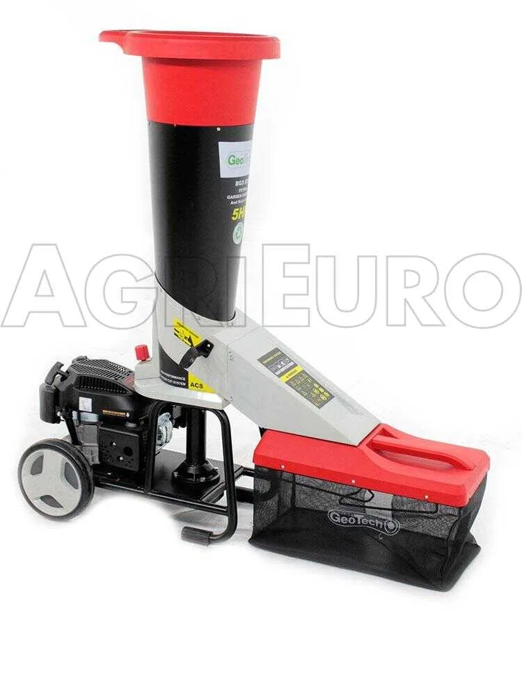 GeoTech BGS 6500 - Broyeur thermique - Moteur Loncin 5 CV