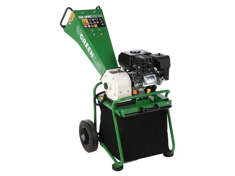 Broyeur de branches thermique GreenBay GB-WRC 50 L moteur à essence 7 CV