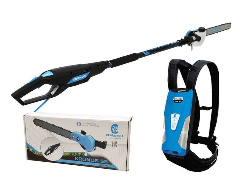 Perche élagueuse Campagnola Kronos perche fixe en carbone de 60 cm - Line 58 - Batterie Li-ion 700 de 14 Ah