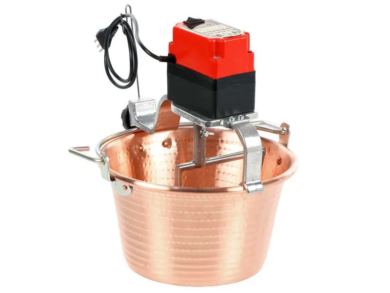 NuovaFac Cuoca Automatica à induction - Chaudron électrique en cuivre martelé - 9L - 24W