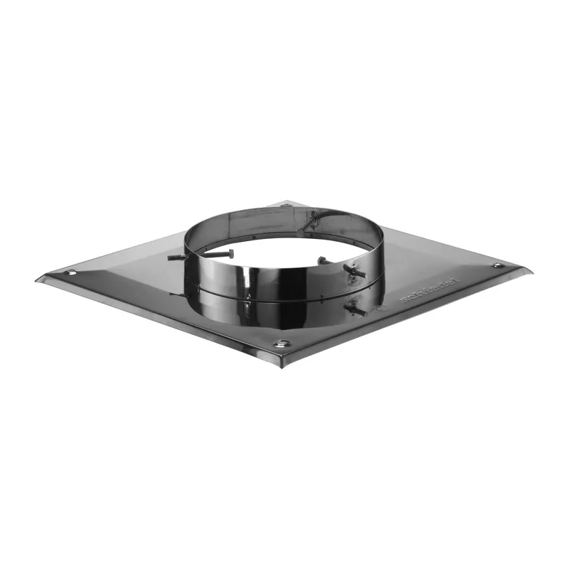 Schiedel plaque de recouvrement de conduit 350x350mm pour 80 mm à 120 mm brillant