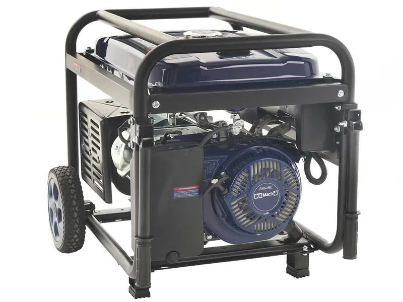 BullMach AMBRA 6500-3 - Groupe électrogène 5.5 Kw triphasé - Version à chariot