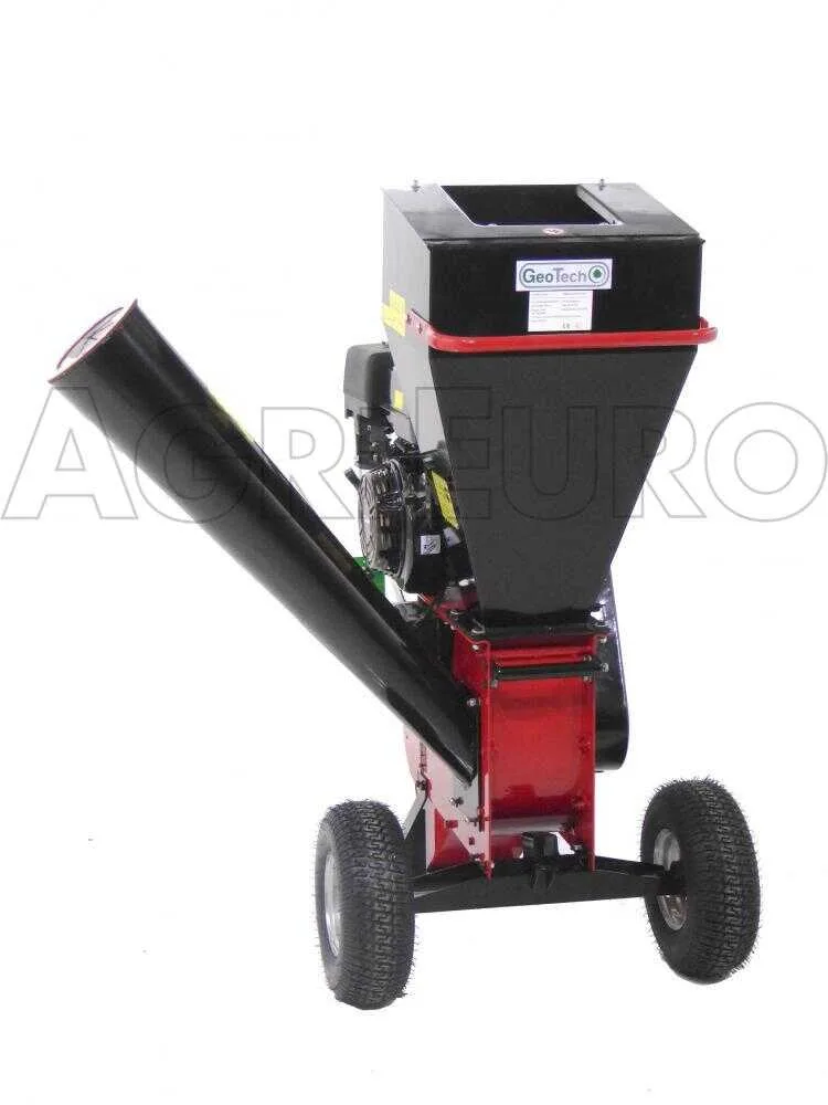 GeoTech GS150E - Broyeur branches thermique - Moteur Loncin essence 15 CV - Démarrage électrique