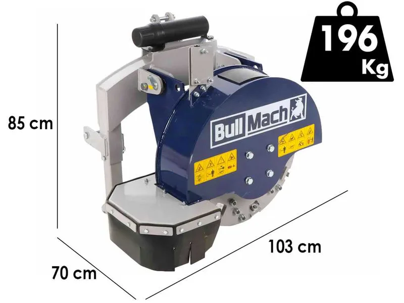 BullMach ARES 61 - Rogneuse de souches à tracteur