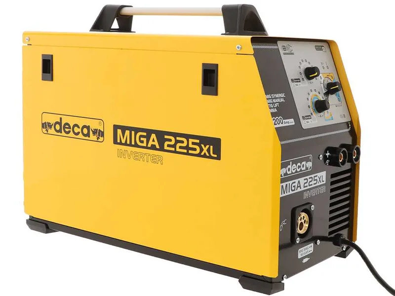 Poste à souder à fil inverter multi-procédés Deca miga 225XL 1Ph 230/50-60 - gaz/no gaz