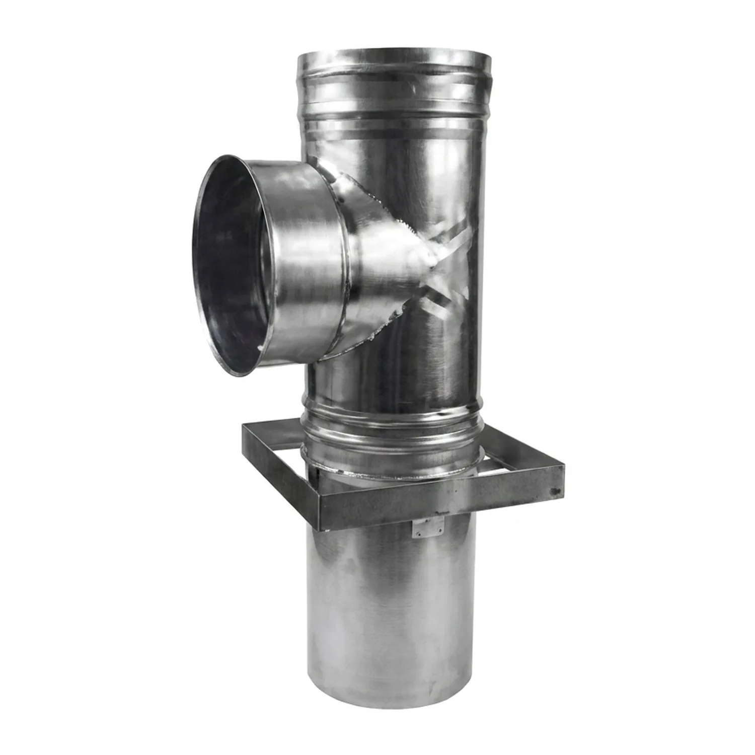 Schiedel Raccordement de conduit PPL 90° avec fourreau, déflecteur, support et manchon de dilatation pour LB90 Ø 200 mm