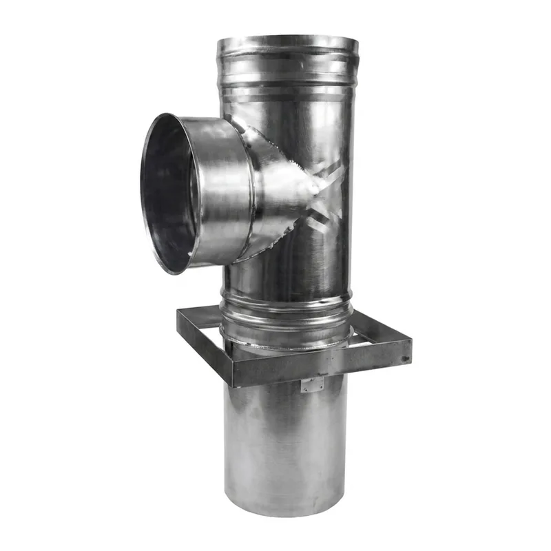 Schiedel Raccordement de conduit PPL 90° avec fourreau, déflecteur, support et manchon de dilatation pour LB90 Ø 200 mm