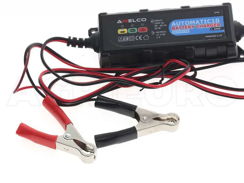 Awelco Automatic 10 - Chargeur de batterie à onduleur automatique - 12V - batteries jusqu'à 30A