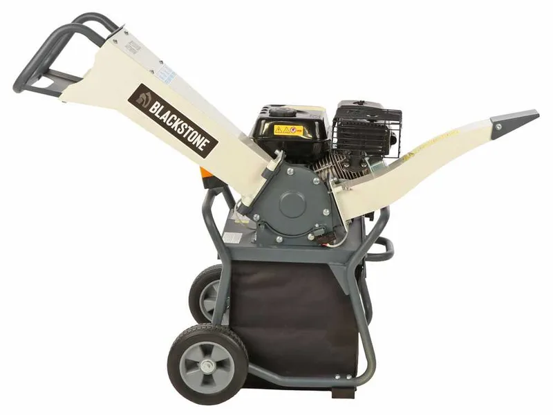 BlackStone GBK 500 - Broyeur thermique 2 en 1 avec bac ou goulotte d'éjection - Moteur Ducar DH212