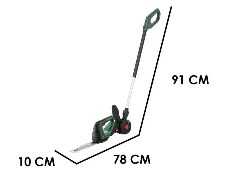 Bosch AdvancedShear18V - Cisaille taille-haies à batterie sur perche - Sculpte-haie - 18V 2Ah