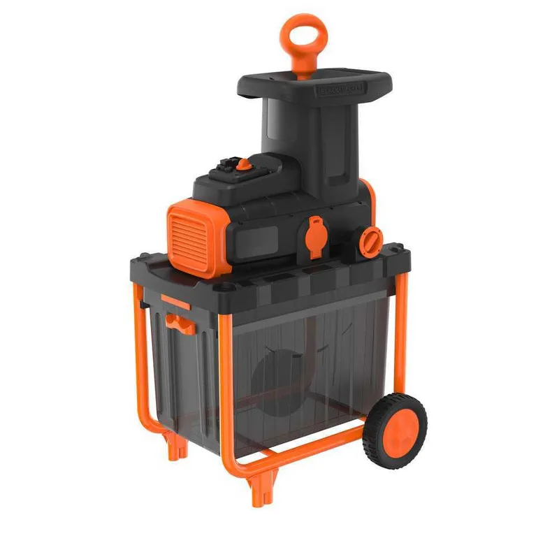 Black & decker BEGAS5800-QS - Broyeur électrique - 2800W - Rouleau avec bac de ramassage