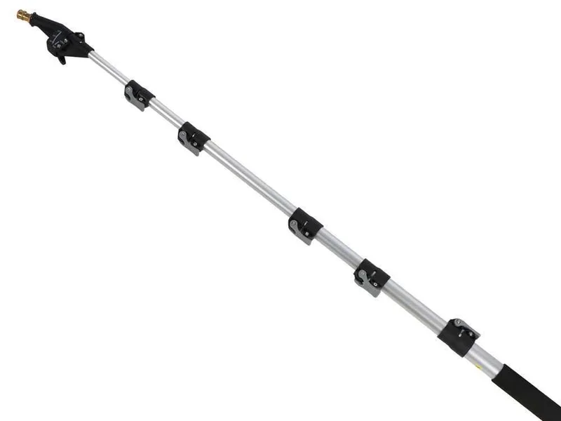 Lance télescopique à 6 sections extensible jusqu'à 5.5 mt pour nettoyeurs haute pression