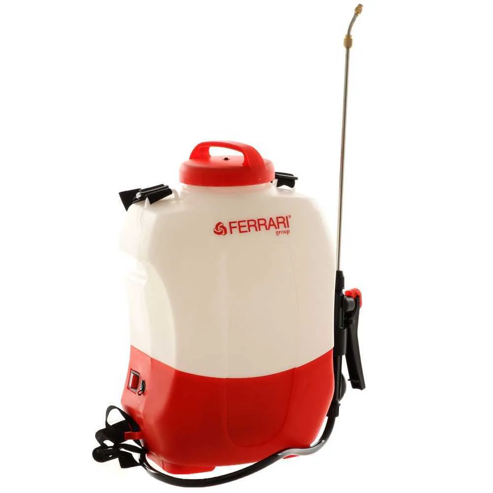 Pompe de pulvérisation à dos avec batterie au lithium Ferrari Group 8L - batterie au lithium 12V 4ah