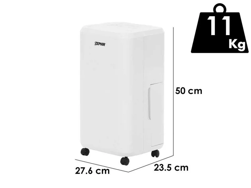 Zephir ZDP20 - Déshumidificateur - 20 L/24 h - 380 W