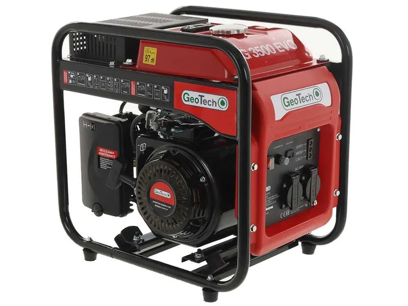 Geotech iG 3500 EVO - Groupe électrogène à inverter 3.5 kW monophasé - Moteur 6.5 CV