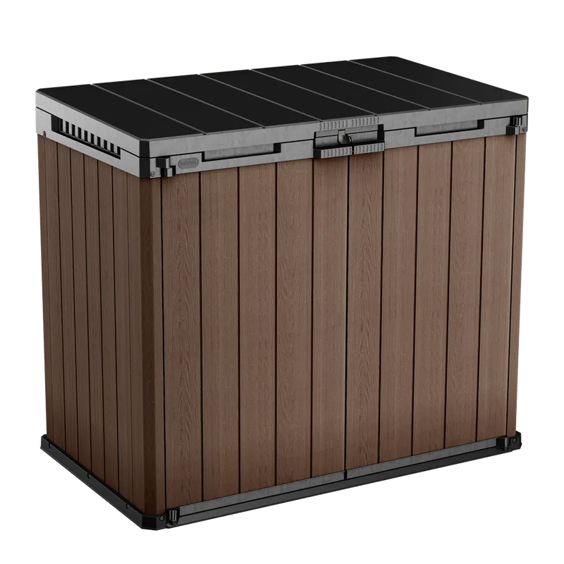 Keter Store it Out Darwin marron - Coffre à outils de jardin - 140 x 80 x 120 cm