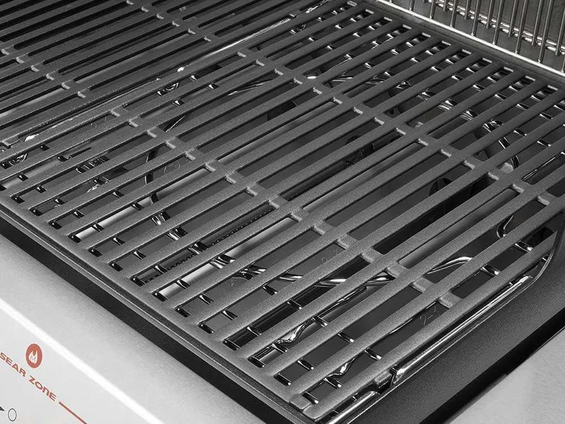 Grilles de cuisson en fonte émaillée Weber Crafted pour barbecue Weber Genesis à 3 brûleurs