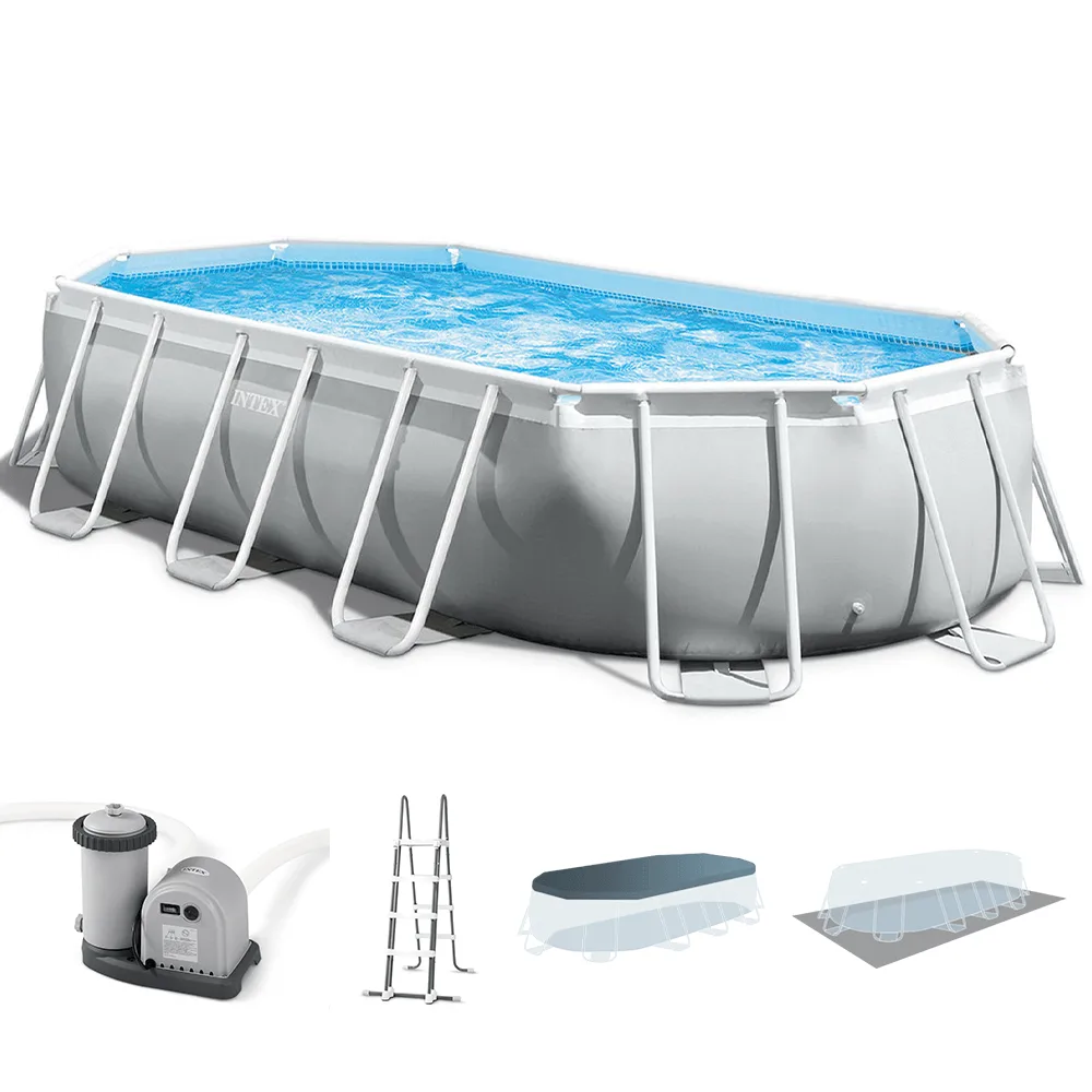 Intex Prisma Frame 26796NP - 503x274x122 cm - Piscine Ovale