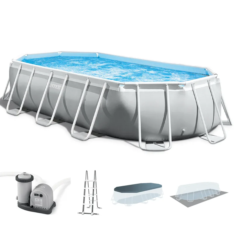 Intex Prisma Frame 26796NP - 503x274x122 cm - Piscine Ovale