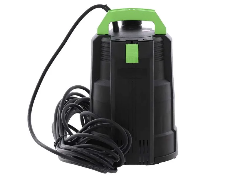 Ribimex PRPVC365A - Pompe électrique submersible pour eaux claires - 350 W - Raccords 25/32 mm