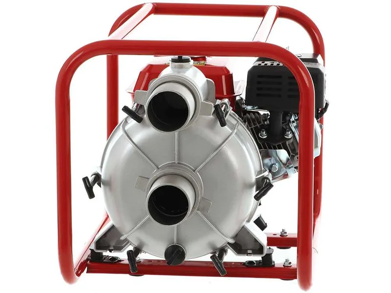 Motopompe thermique GeoTech LTP80 pour eaux chargées avec raccords de 80 mm