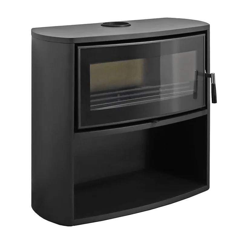 Poêle à bois Precise Drago DS08C en acier anthracite